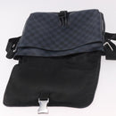 LOUIS VUITTON Damier Grafitte Daniel MM Shoulder Bag N58029 LV Auth 187829-21