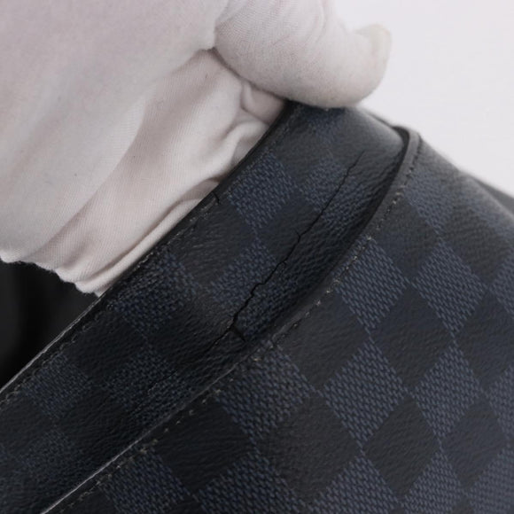 LOUIS VUITTON Damier Grafitte Daniel MM Shoulder Bag N58029 LV Auth 187829