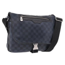 LOUIS VUITTON Damier Grafitte Daniel MM Shoulder Bag N58029 LV Auth 187829-1