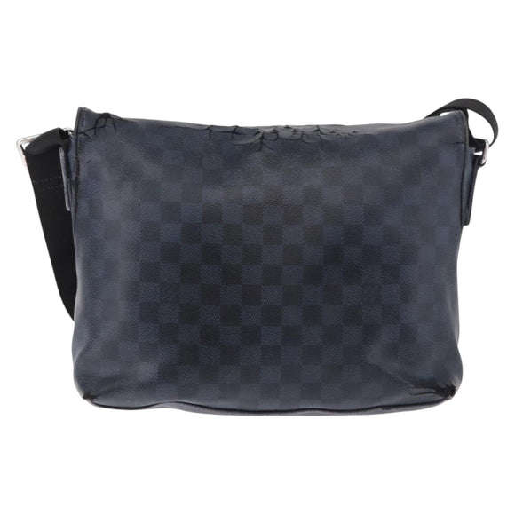 LOUIS VUITTON Damier Grafitte Daniel MM Shoulder Bag N58029 LV Auth 187829