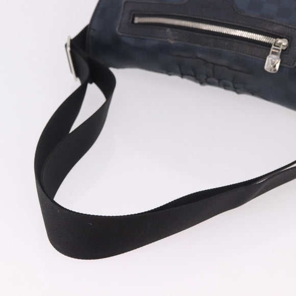 LOUIS VUITTON Damier Grafitte Daniel MM Shoulder Bag N58029 LV Auth 187829