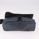 LOUIS VUITTON Damier Grafitte Daniel MM Shoulder Bag N58029 LV Auth 187829-5