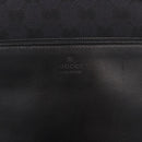 GUCCI GG Canvas Sherry Line Tote Bag Black Silver 019 0401 Auth 187830A-17