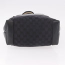 GUCCI GG Canvas Sherry Line Tote Bag Black Silver 019 0401 Auth 187830A-5