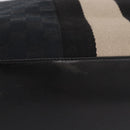GUCCI GG Canvas Sherry Line Tote Bag Black 002 1098 Auth 187831-6