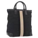 GUCCI GG Canvas Sherry Line Tote Bag Black 002 1098 Auth 187831-1