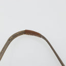 GUCCI GG Supreme Web Sherry Line Bag PVC Beige Gold 904 02 047 Auth 187832-9