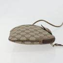 GUCCI GG Supreme Web Sherry Line Bag PVC Beige Gold 904 02 047 Auth 187832-3