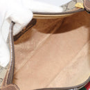 GUCCI GG Supreme Web Sherry Line Bag PVC Beige Gold 89 02 032 Auth 187833-10