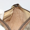 GUCCI GG Supreme Web Sherry Line Bag PVC Beige Gold 89 02 032 Auth 187833-20