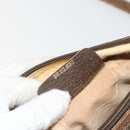 GUCCI GG Supreme Web Sherry Line Bag PVC Beige Gold 89 02 032 Auth 187833-12