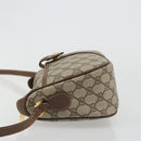 GUCCI GG Supreme Web Sherry Line Bag PVC Beige Gold 89 02 032 Auth 187833-4