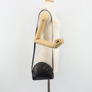 Christian Dior Shoulder Bag Leather Black Gold Auth 187835-21