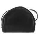 Christian Dior Shoulder Bag Leather Black Gold Auth 187835-2