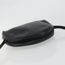 Christian Dior Shoulder Bag Leather Black Gold Auth 187835-6