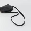 Christian Dior Shoulder Bag Leather Black Gold Auth 187835-7