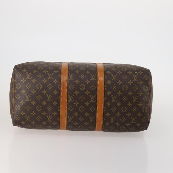 LOUIS VUITTON Monogram Keepall 50 Boston Bag M41426 LV Auth 187836A
