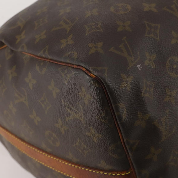 LOUIS VUITTON Monogram Keepall Bandouliere 55 Boston Bag M41414 LV Auth 187837