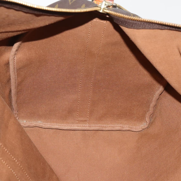 LOUIS VUITTON Monogram Keepall Bandouliere 55 Boston Bag M41414 LV Auth 187837