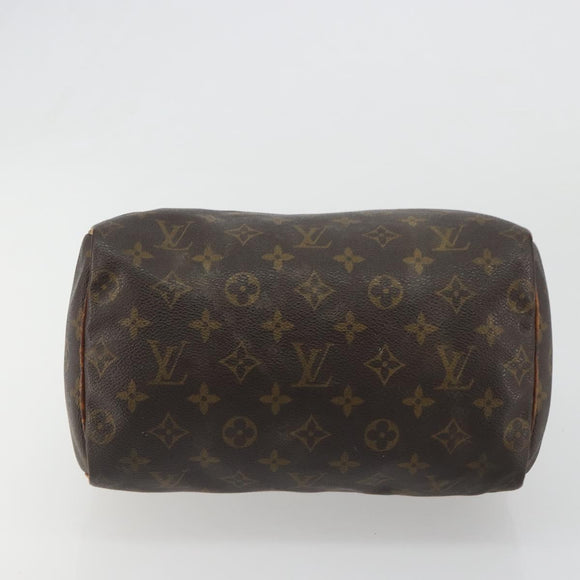 LOUIS VUITTON Monogram Speedy 25 Hand Bag M41528 LV Auth 187841