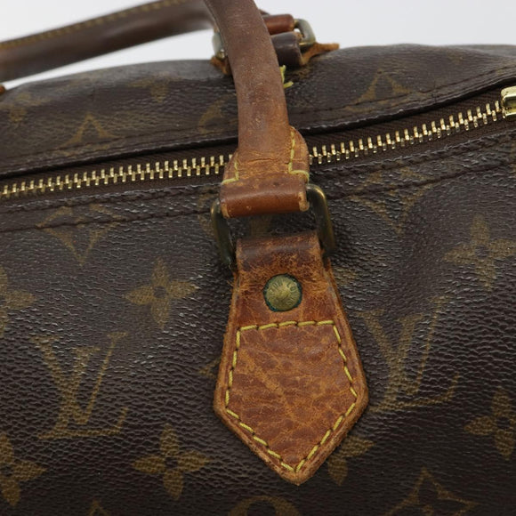 LOUIS VUITTON Monogram Speedy 25 Hand Bag M41528 LV Auth 187841