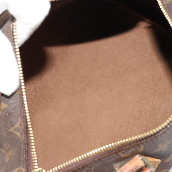 LOUIS VUITTON Monogram Speedy 25 Hand Bag M41528 LV Auth 187841