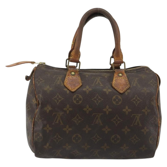 LOUIS VUITTON Monogram Speedy 25 Hand Bag M41528 LV Auth 187841