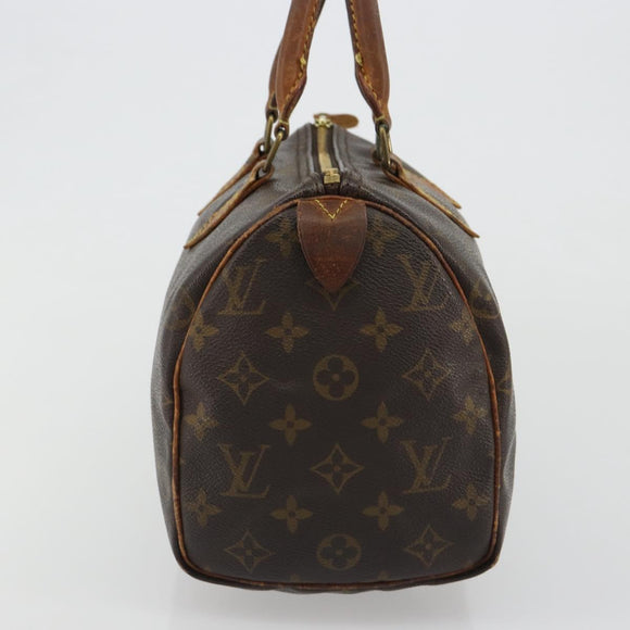 LOUIS VUITTON Monogram Speedy 25 Hand Bag M41528 LV Auth 187841