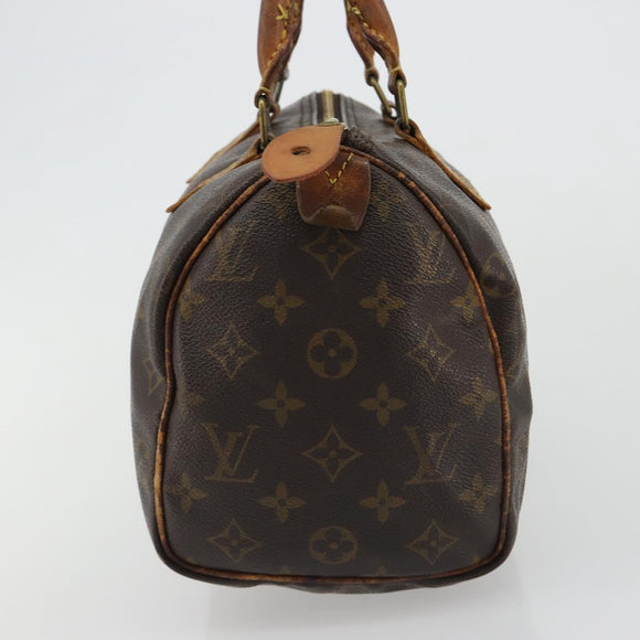 LOUIS VUITTON Monogram Speedy 25 Hand Bag M41528 LV Auth 187841