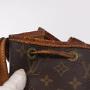 LOUIS VUITTON Monogram Petit Noe Schoudertas M42226 LV Auth 187844-9
