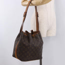 LOUIS VUITTON Monogram Petit Noe Schoudertas M42226 LV Auth 187844-23