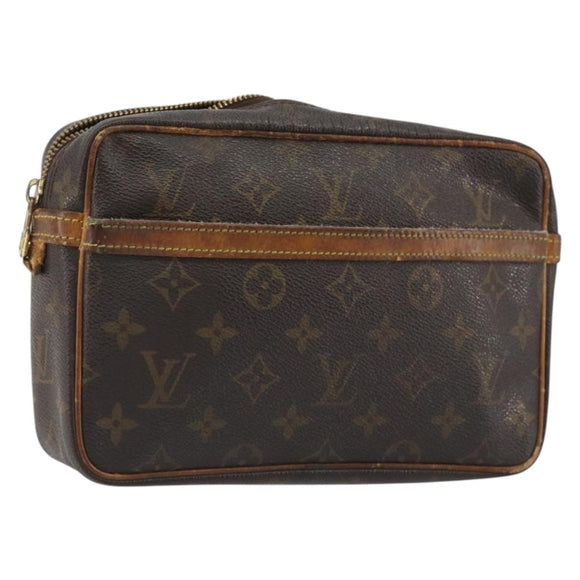 LOUIS VUITTON Monogram Compiegne 23 Clutch Bag M51847 LV Auth 187847