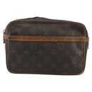 LOUIS VUITTON Monogram Compiegne 23 Clutch Bag M51847 LV Auth 187847-13