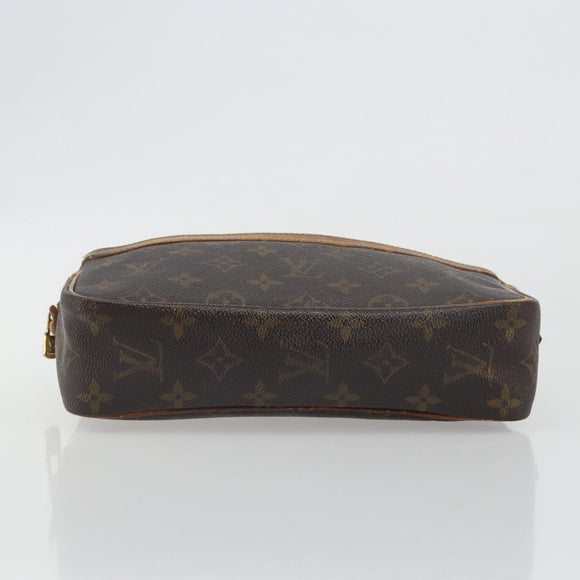 LOUIS VUITTON Monogram Compiegne 23 Clutch Bag M51847 LV Auth 187847