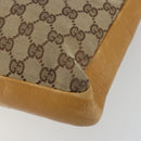 GUCCI GG Canvas Sherry Line Jackie Shoulder Bag Beige Gold 001 4094 Auth 187848-16