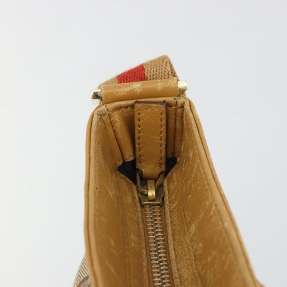 GUCCI GG Canvas Sherry Line Jackie Shoulder Bag Beige Gold 001 4094 Auth 187848
