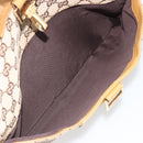 GUCCI GG Canvas Sherry Line Jackie Shoulder Bag Beige Gold 001 4094 Auth 187848-24