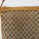 GUCCI GG Canvas Sherry Line Jackie Shoulder Bag Beige Gold 001 4094 Auth 187848-3