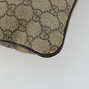 GUCCI GG Supreme Shoulder Bag PVC Beige Gold 295257 Auth 187850-16