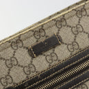 GUCCI GG Supreme Shoulder Bag PVC Beige Gold 295257 Auth 187850-17