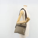 GUCCI GG Supreme Shoulder Bag PVC Beige Gold 295257 Auth 187850-23