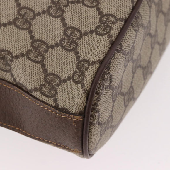 GUCCI GG Supreme Purse Shoulder Bag PVC Beige Gold 001 115 6179 4023 Auth 187851
