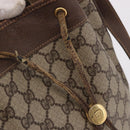 GUCCI GG Supreme Purse Shoulder Bag PVC Beige Gold 001 115 6179 4023 Auth 187851-10