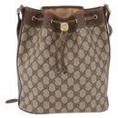 GUCCI GG Supreme Purse Shoulder Bag PVC Beige Gold 001 115 6179 4023 Auth 187851-13