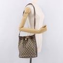 GUCCI GG Supreme Purse Shoulder Bag PVC Beige Gold 001 115 6179 4023 Auth 187851-23