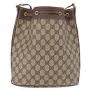 GUCCI GG Supreme Purse Shoulder Bag PVC Beige Gold 001 115 6179 4023 Auth 187851-2