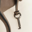 Chloe Paddington Hand Bag Leather Beige Silver Auth 187855V-18