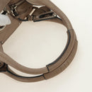 Chloe Paddington Hand Bag Leather Beige Silver Auth 187855V-7