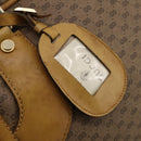 GUCCI Micro GG Supreme Web Sherry Line Bag PVC Beige 010 58 1744 65 Auth 187858A-14