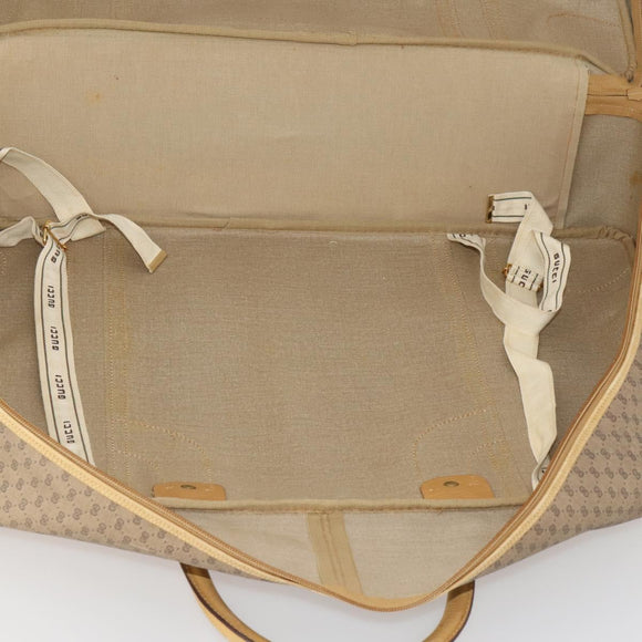 GUCCI Micro GG Supreme Web Sherry Line Bag PVC Beige 010 58 1744 65 Auth 187858A